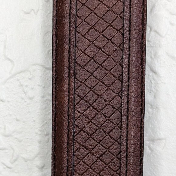 Tommy Bahama* Men's Reversible‎ Tan/Black Coated Leather Belt~ Size XL (42"-44") - Picture 4 of 10